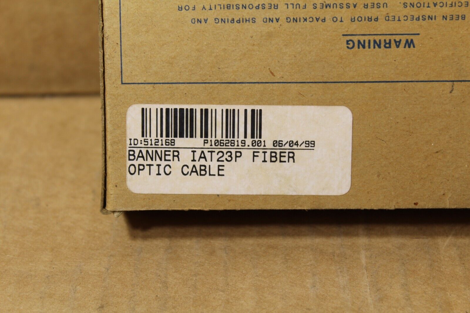 Banner IAT23P Fiber Optic Cable
