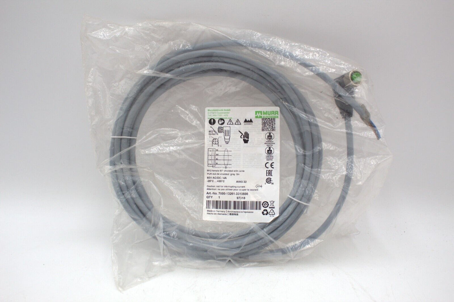 Murr Elektronik 7000-13261-3310500 Sensor Connector