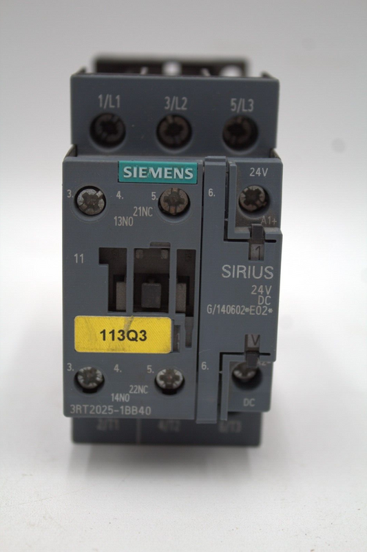 Siemens 3RT2025-1BB40 Contactor