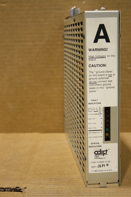 ADEPT 10300-15100 TYPE A SERVO DRIVE AMPLIFIER