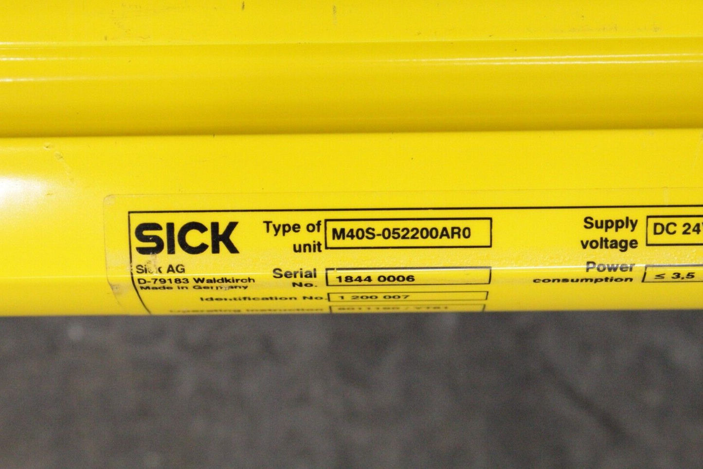 Sick M40S-052200AR0 Safety Light-Beam Sensor