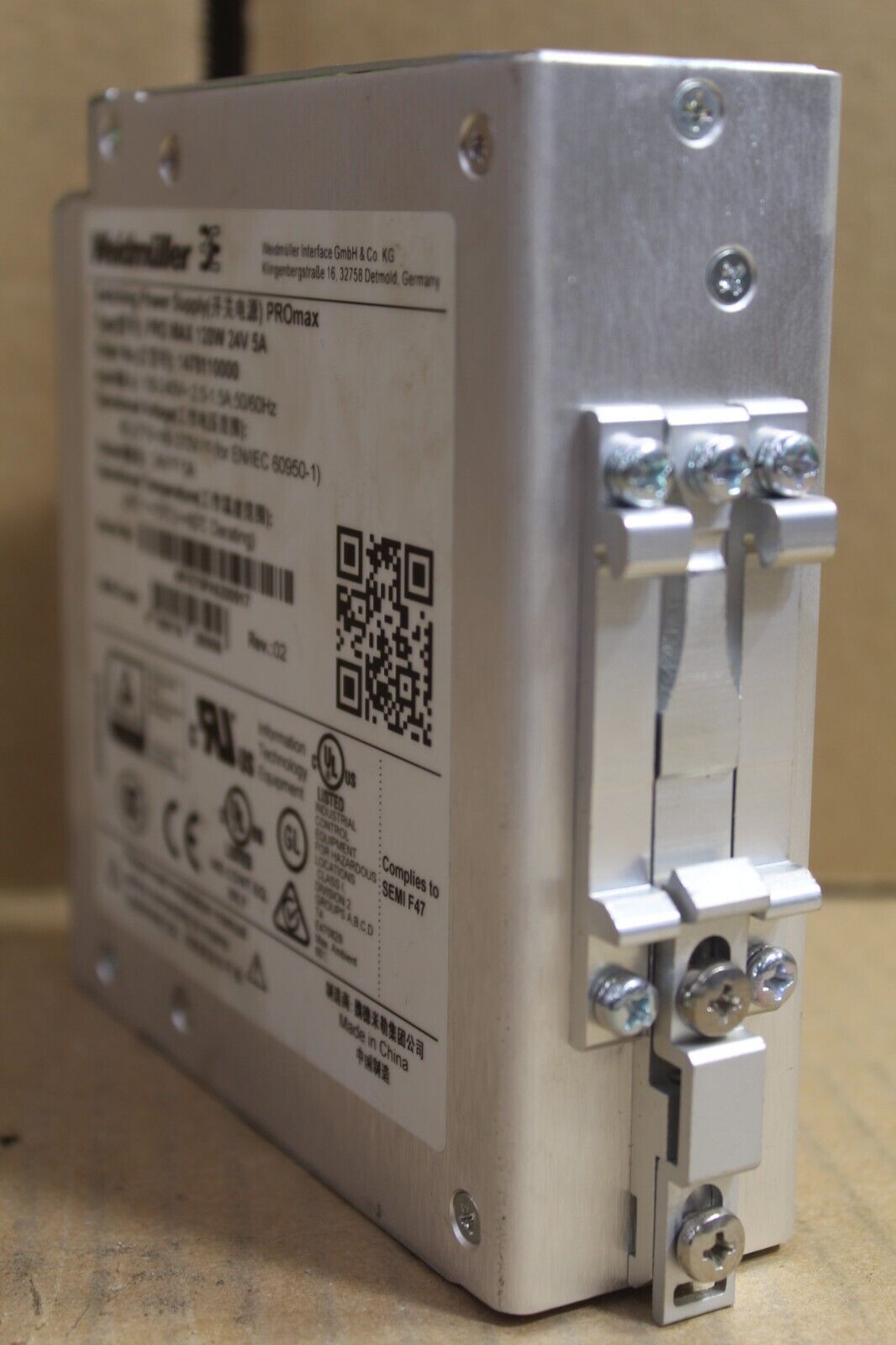 Weidmuller PROmax 1478110000 Power Supply