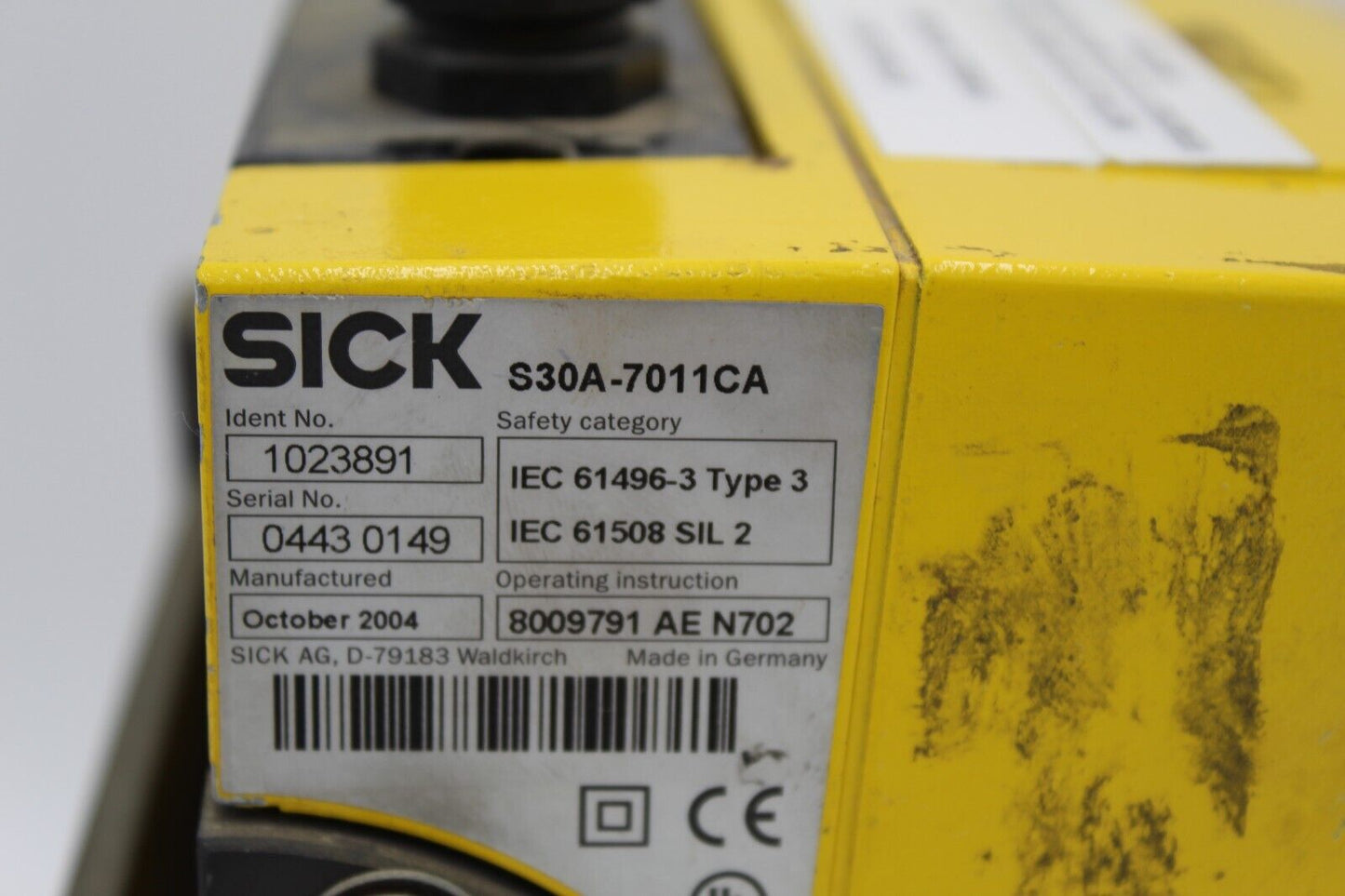 SICK S30A-7011CA Safety Laser Scanner (Cosmetic Wear)