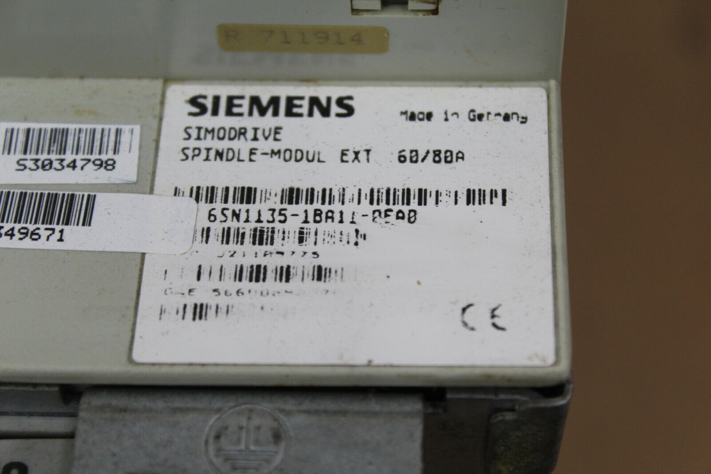 Siemens 6SN1135-1BA11-0EA0 Servo Drive 
