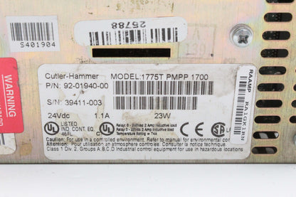 Cutler-Hammer 1775T PMPP 1700 PanelMate Power Pro