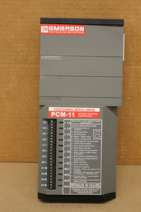 EMERSON PCM-11 FX-401168-01 CONTROLLER 960158-01