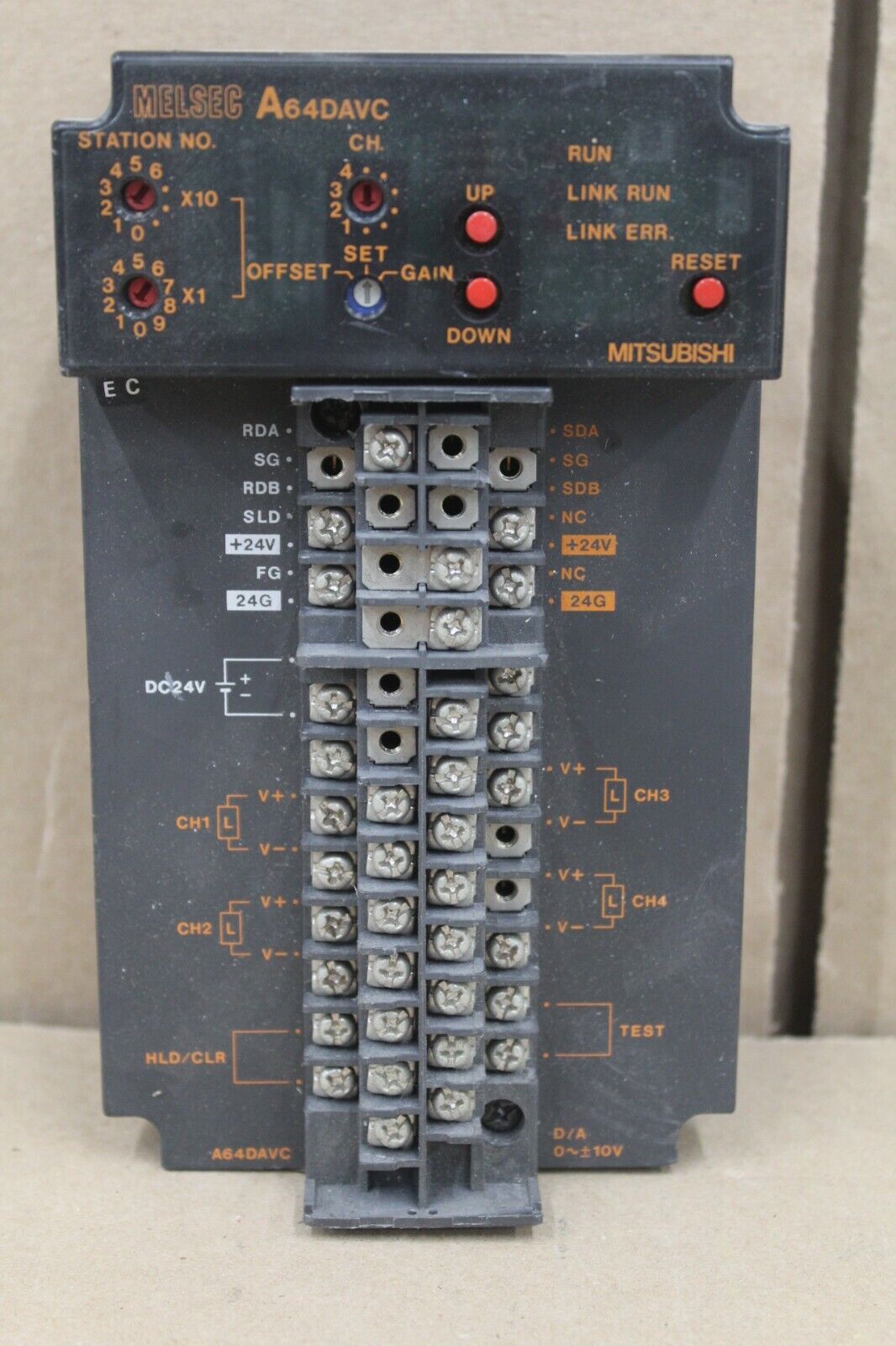 Mitsubishi A64DAVC Programmable Controller 
