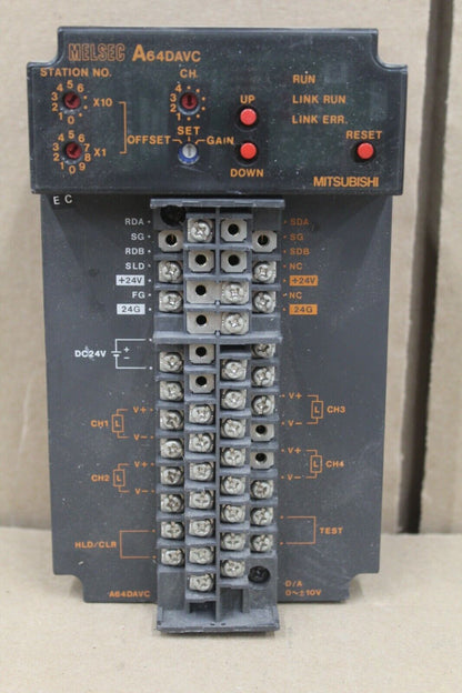 Mitsubishi A64DAVC Programmable Controller 