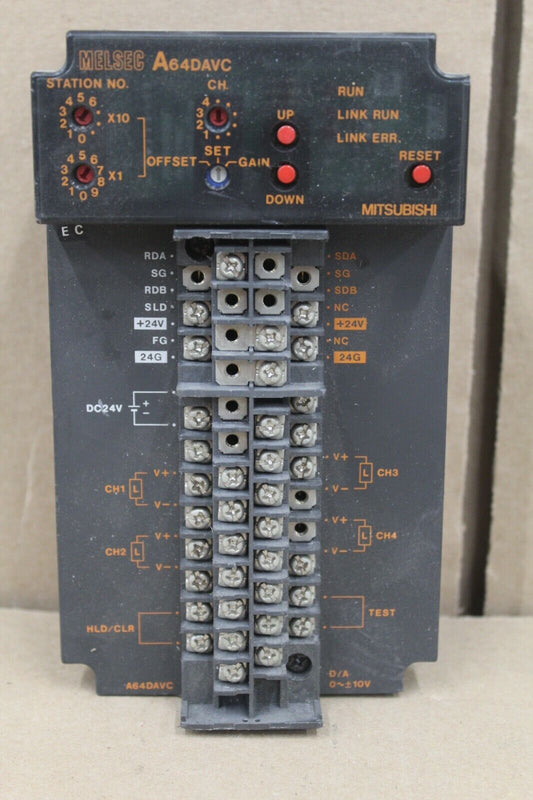 Mitsubishi A64DAVC Programmable Controller 