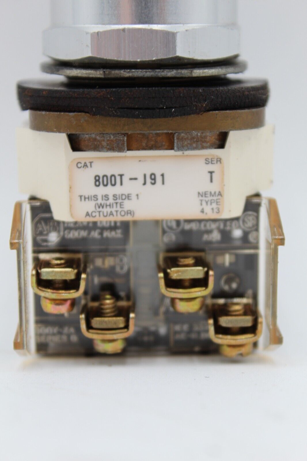 Allen-Bradley 800T-J91 3-Position Selector Switch