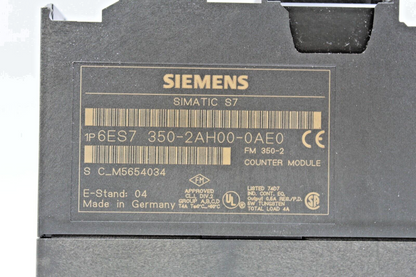 Siemens 6ES7 350-2AH00-0AE0 Simatic S7 Counter Module
