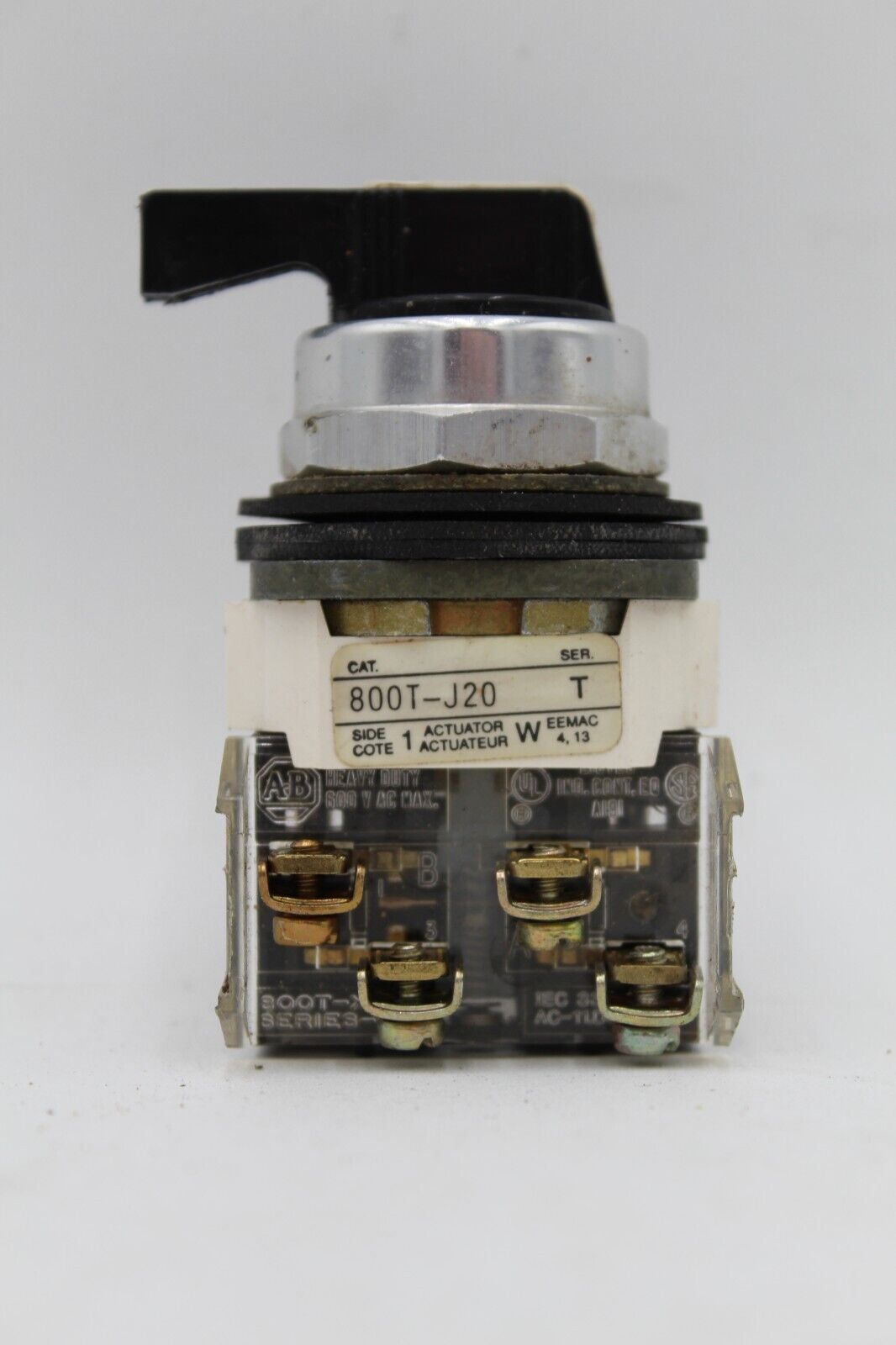 Allen-Bradley 800T-J20 3-Position Selector Switch