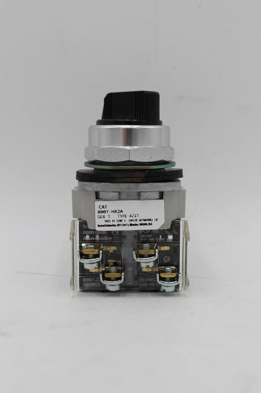 Allen-Bradley 800T-HX2A 30.5mm 2-Position Selector Switch