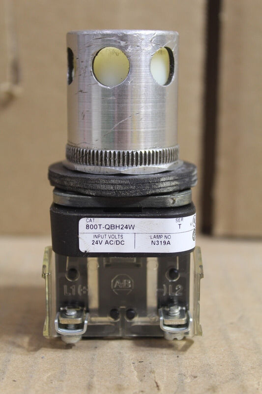 Allen Bradley 800T-QBH24W White Push Button