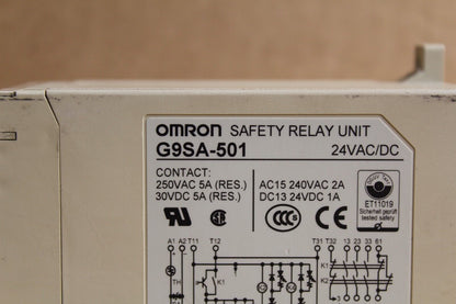 Omron G9SA-501 Safety Relay