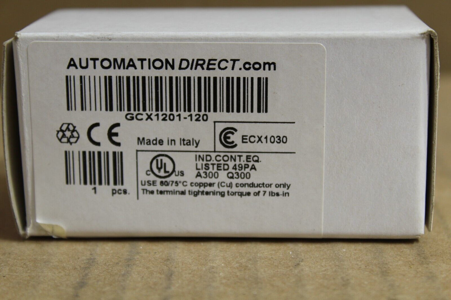 Automation Direct GCX1201-120 Red Push Button