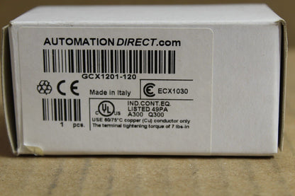 Automation Direct GCX1201-120 Red Push Button