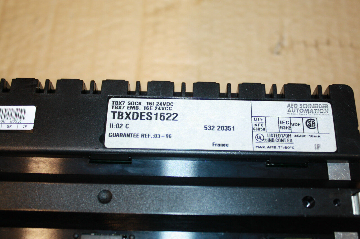 TELEMECANIQUE TBX DES 1622 CONTROL UNIT TBXDES1622