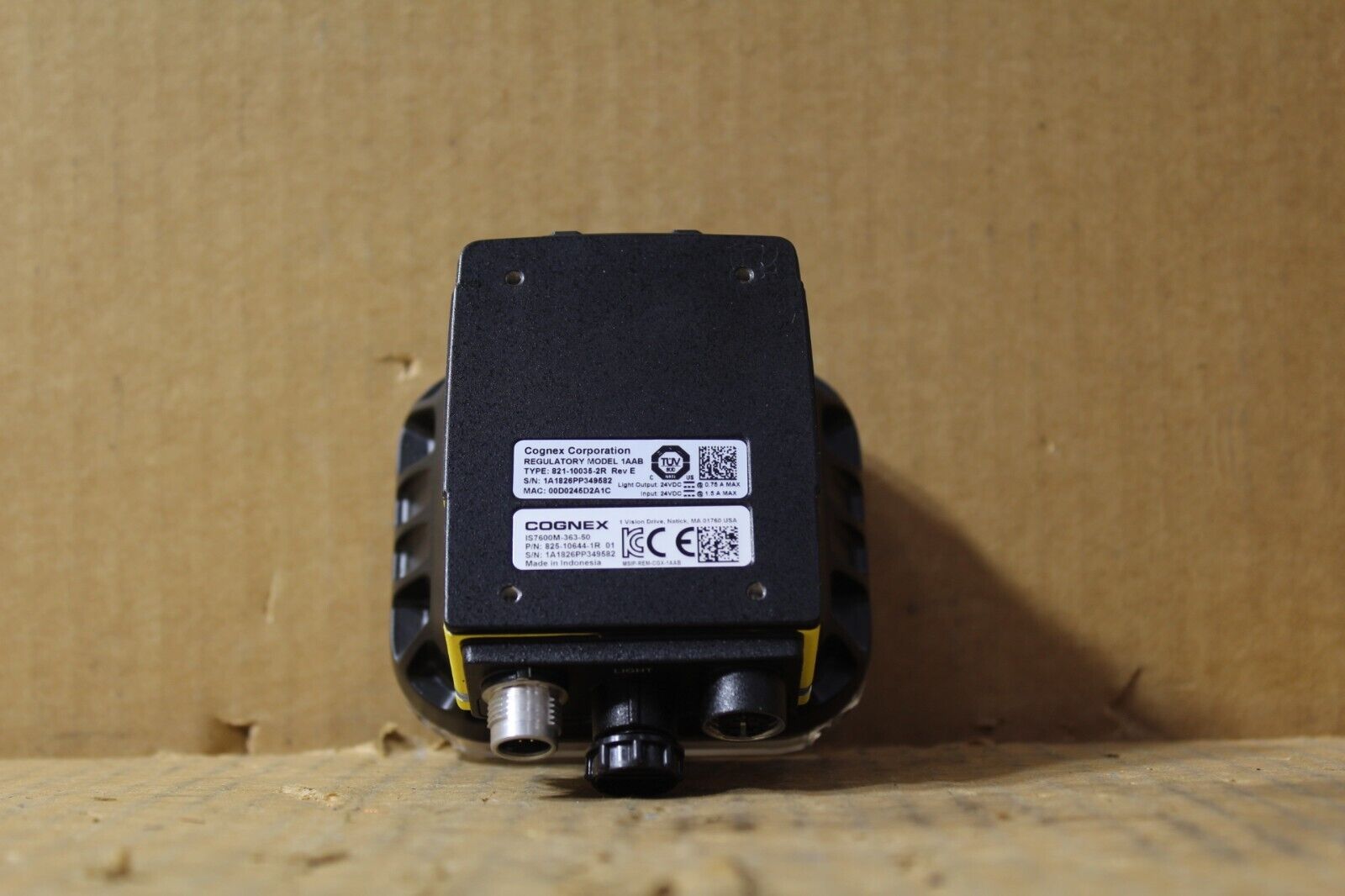 Cognex IS7600M-363-50 Camera w/ ISAF-7000 Autofocus Lense/Light Module