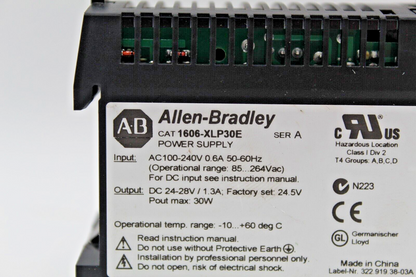 Allen Bradley 1606-XLP30E Power Supply