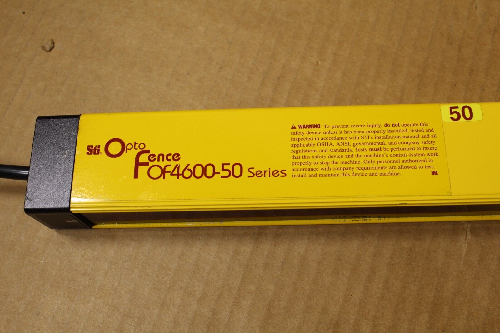 STI OptoFence OF46-50-1045-X / 70111-1026 Safety Light Curtain Transmitter