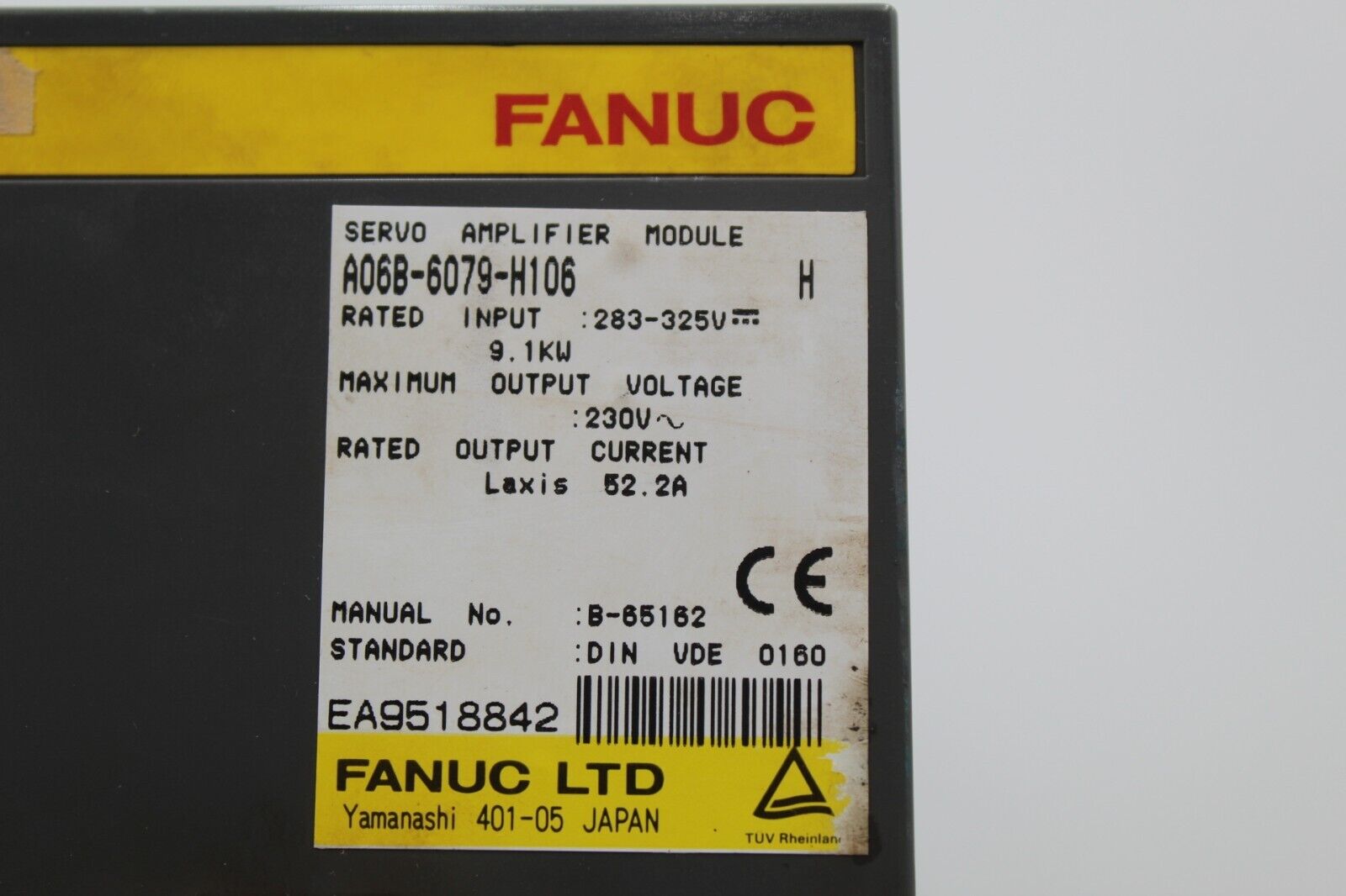 Fanuc A06B-6079-H106 Servo Amplifier Module