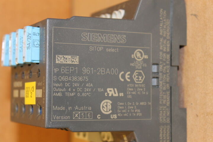 SIEMENS 6EP1 961-2BA00 ELECTRONIC DIAGNOSIS MODULE