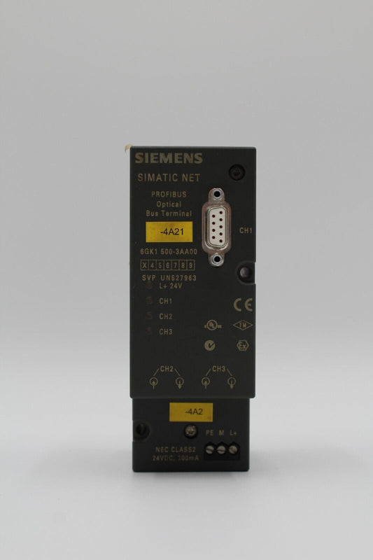 Siemens 6GK1500-3AA00 Simatic Net Profibus Optical Bus Terminal