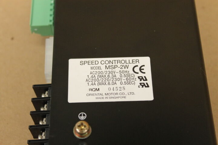 ORIENTAL MOTOR MSP-2W SPEED CONTROLLER