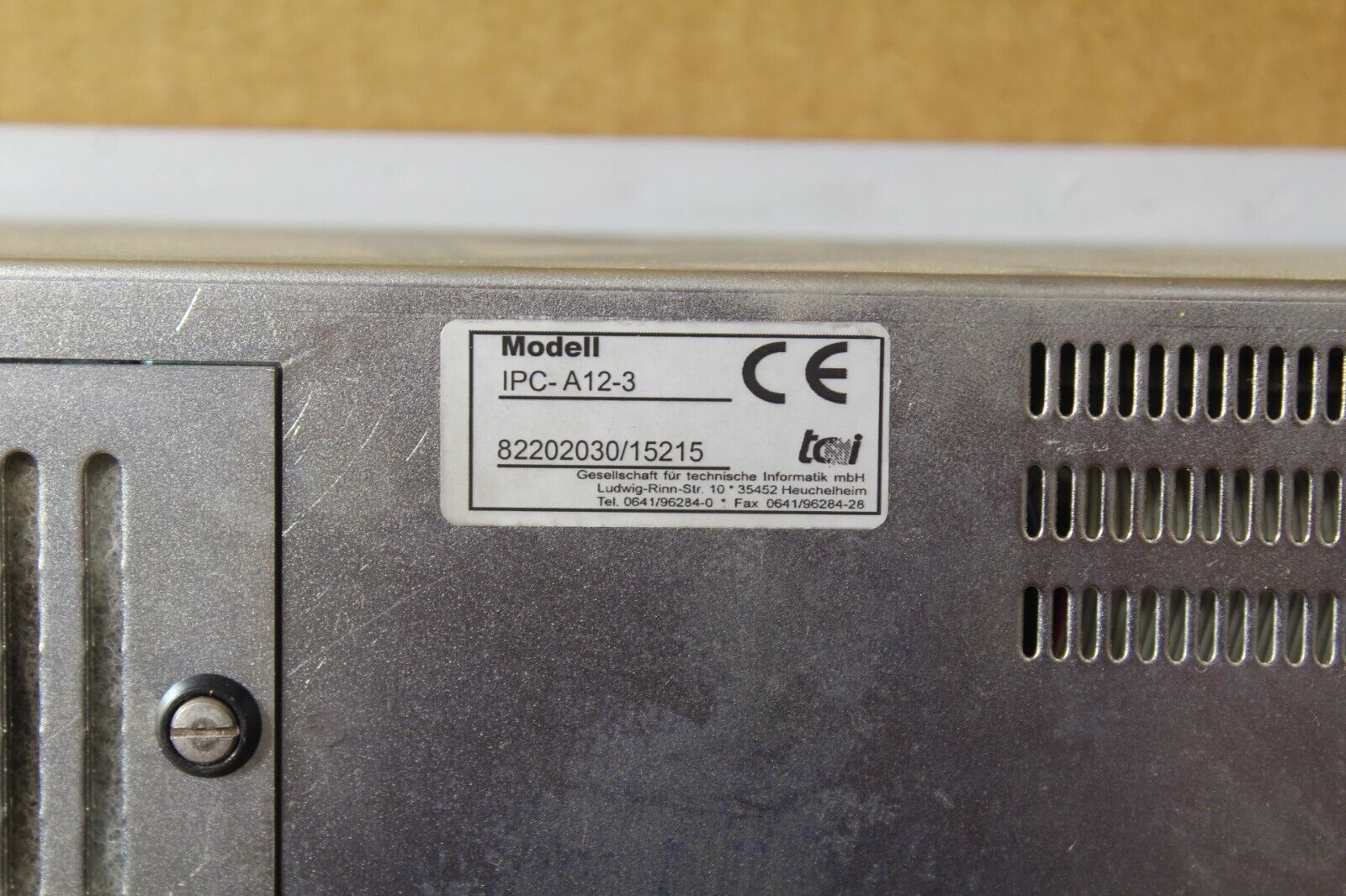 TCI IPC-A12-3 Industrial Control Panel