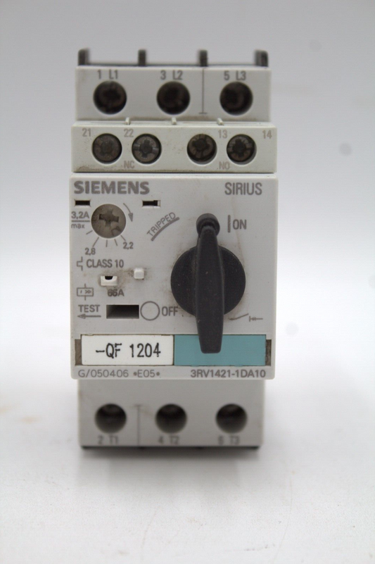 SIEMENS 3RV1421-1DA10 MOTOR STARTER