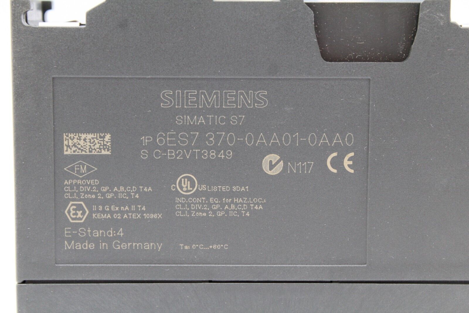 Siemens 6ES7 370-0AA01-0AA0 Simatic S7 DM370 Module 6ES7370-0AA01-0AA0