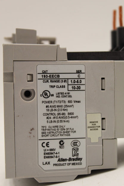 Allen-Bradley 193-EECB Overload Relay Unit