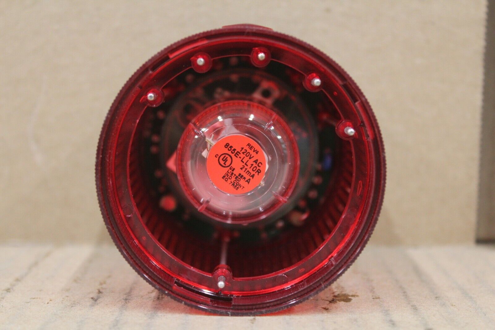 Allen Bradley 855T-B10GL4 LED Red Light