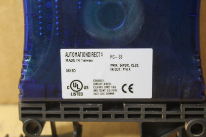 Automation Direct FC-33 Signal Condition 24VDC