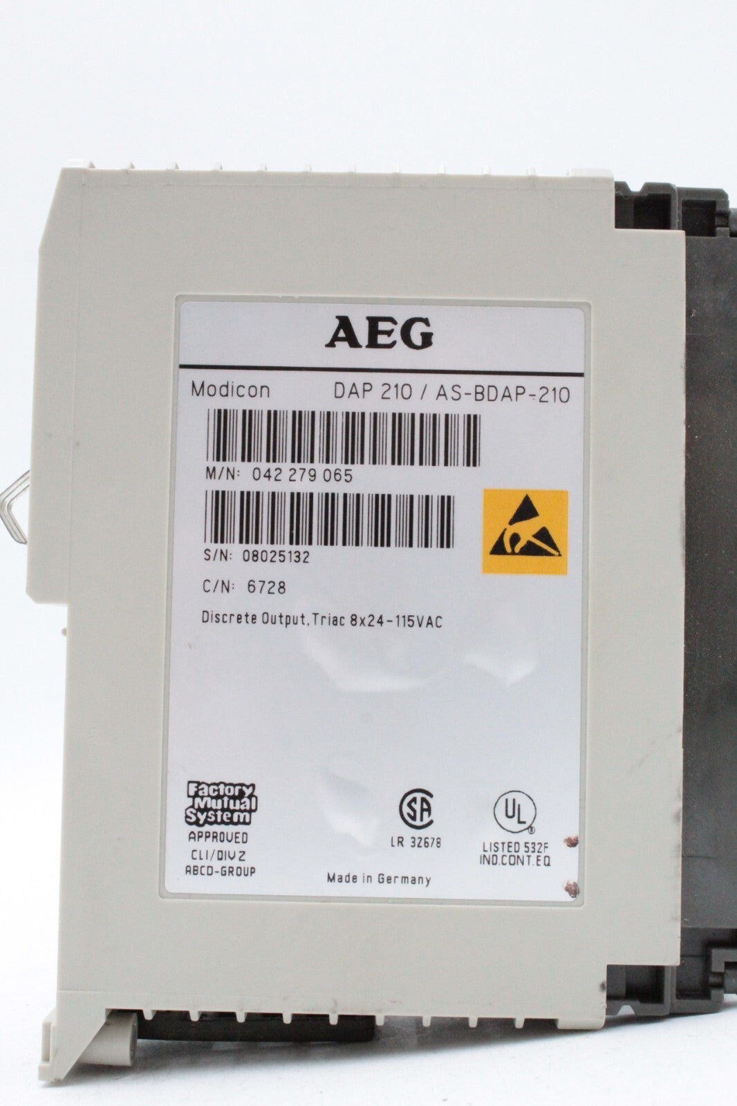 AEG/Modicon DAP 210/AS-BDAP-210 Discreet Output Compact Module