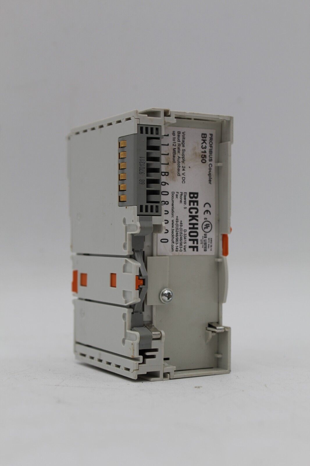 Beckhoff BK3150 Compact Bus Coupler