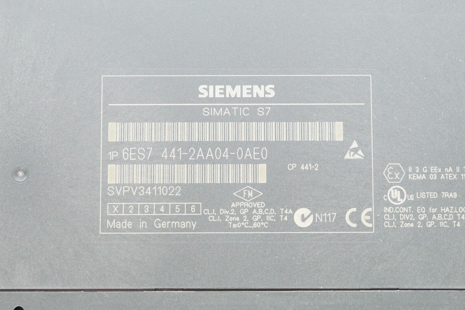 Siemens 6ES7 441-2AA04-0AE0 Simatic S7 Coupling Module