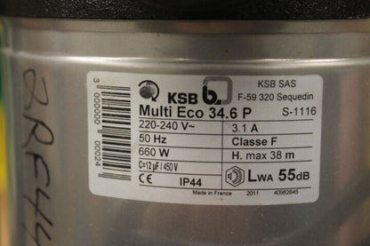KSB MULTI ECO 34.6P WATER SUPPLY SYSTEM