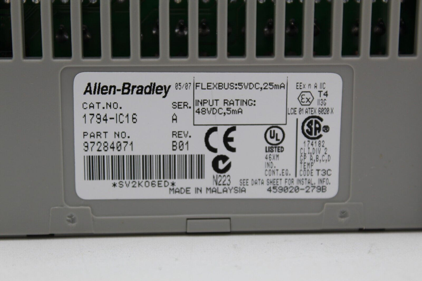 Allen-Bradley 1794-IC16 Flex I/O Input Module