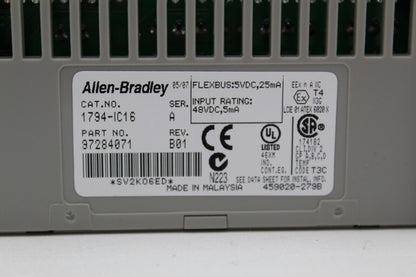 Allen-Bradley 1794-IC16 Flex I/O Input Module