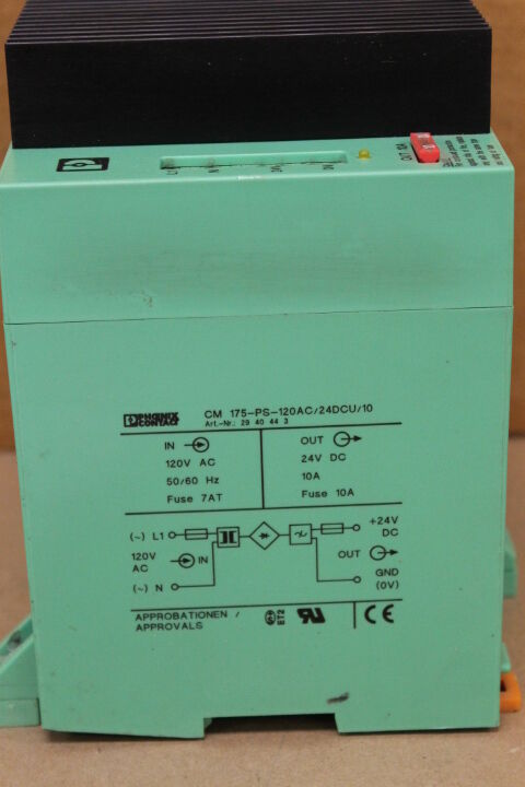 PHOENIX CM175-PS-120AC-24DCU/10 POWER SUPPLY 2940443