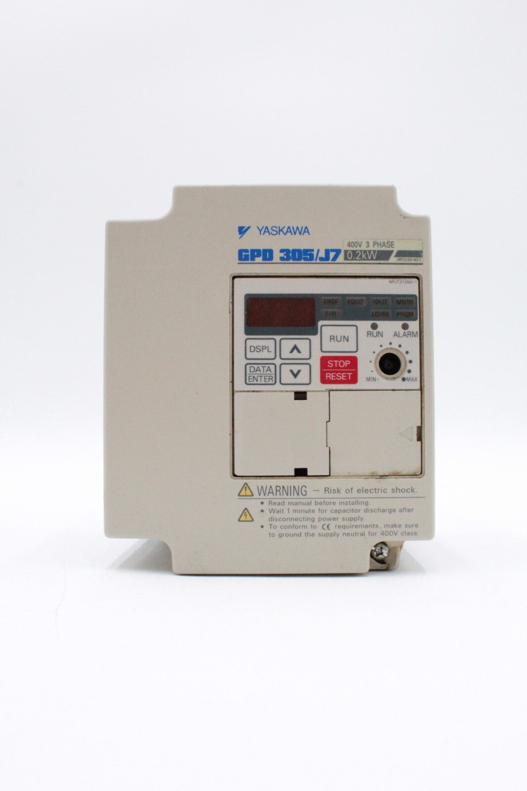 Yaskawa Electric CIMR-J7AM40P2 AC Variable Speed Drive (Small Crack 2)
