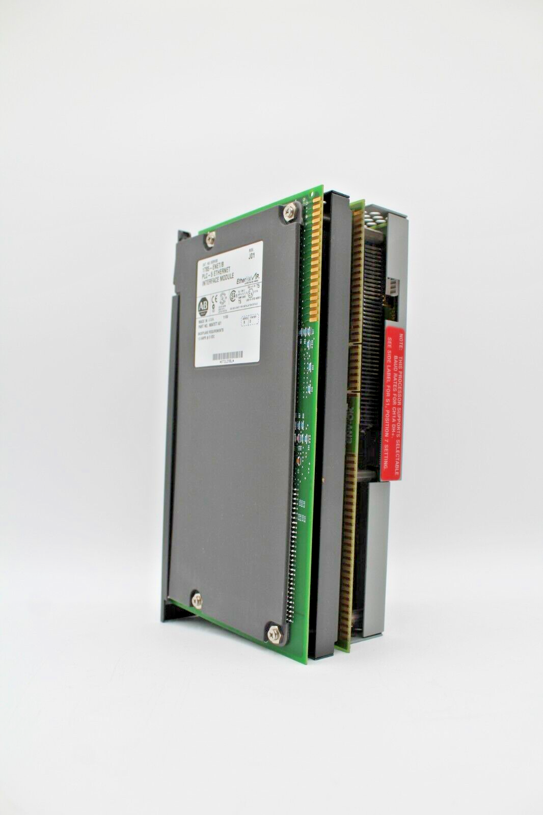 Allen-Bradley 1785-L80E/E Ethernet Processor Module w/1785-ENET Eth. Int. Module