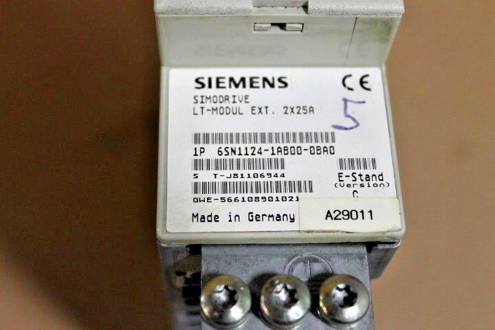 SIEMENS 6SN1124-1AB00-0BA0 SIMODRIVE W/ 6SN1118-0DM11-0AA1