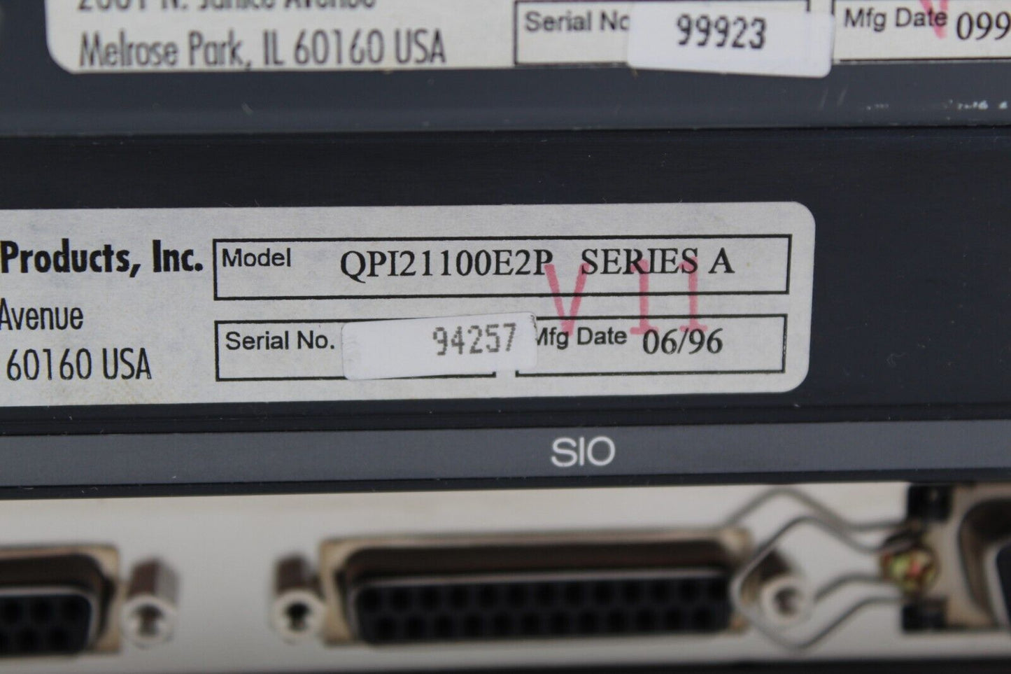 Total Control Quick Panel QPI21100E2P Operator Interface Panel