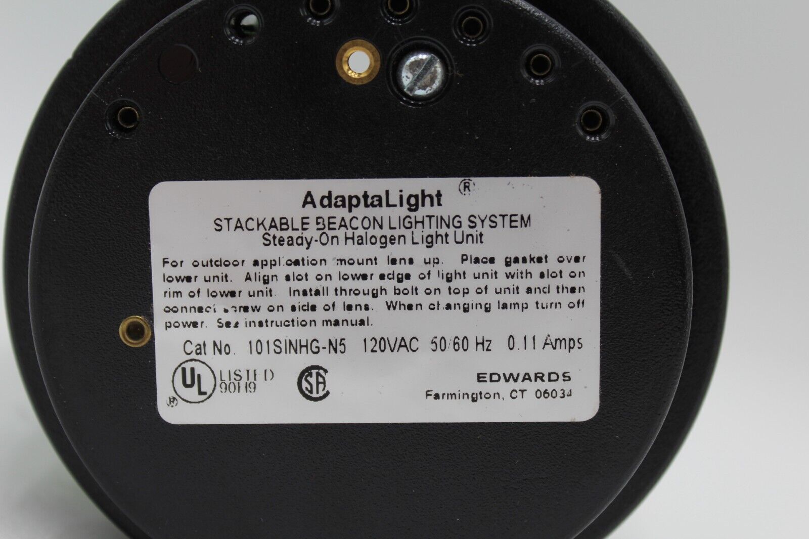 AdaptaLight 101SINHG-N5 Green Halogen Stack Light