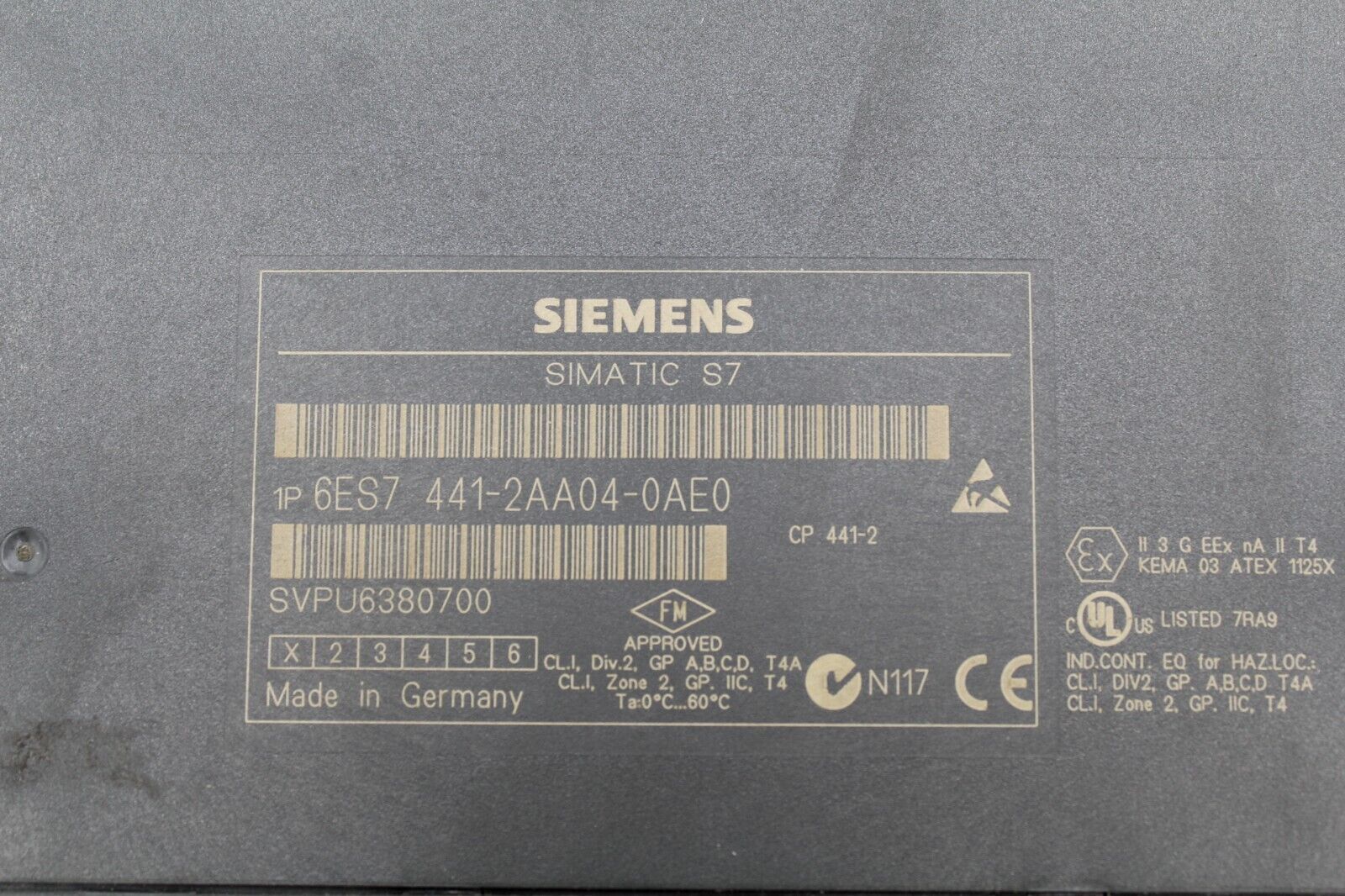 Siemens 6ES7441-2AA04-0AE0 Simatic S7 Module