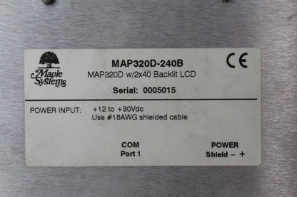 Maple Systems MAP320D-240B Universal Interface Operator