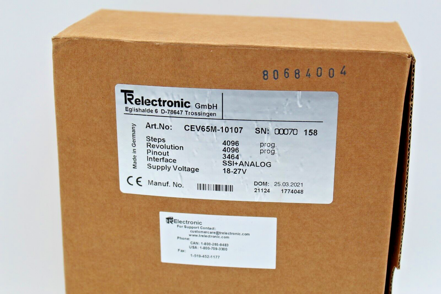 Relectronic CEV65M-10107 Absolute Rotary Encoder